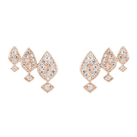 Stone Paris Gatsby climber earrings RG💖🌹 - Picture 1 of 12